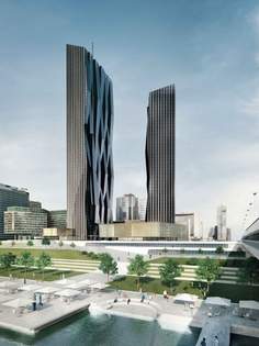 DC Towers I&II, Projekt: Dominique Perrault, Wiedeń