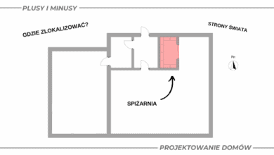 Spiżarnia w domu jednorodzinnym