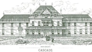 Elegancki rysunek frontowej elewacji historycznego domu, idealny do celów promocyjnych na stronie PaniDyrektor.pl, podkreślający profesjonalizm w zakresie optymalizacji i zarządzania nieruchomościami.