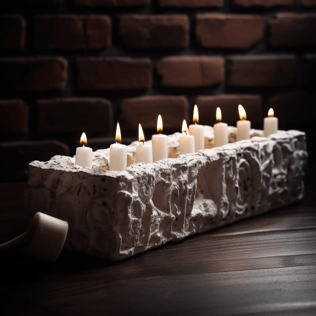 1. świeca ceglana, dekoracyjna, zapachowa, romantyczna, na romantyczne wieczory i nastrojowe okazje, wyjątkowa ozdoba wnętrza, wprowadza ciepły klimat, ręcznie wykonana, elegancka i stylowa, idealna na prezent.