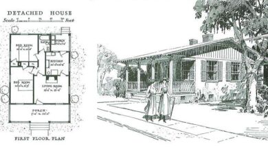 Plan domu jednorodzinnego, schemat architektoniczny, projekt domu z podziałem pomieszczeń, koncepcja zabudowy, historia architektury, szczegóły konstrukcyjne.