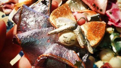 Invisible fairy figurine, handmade ornament with metallic and glitter accents, perfect for Christmas decorations or gifts with magical, festive appeal.