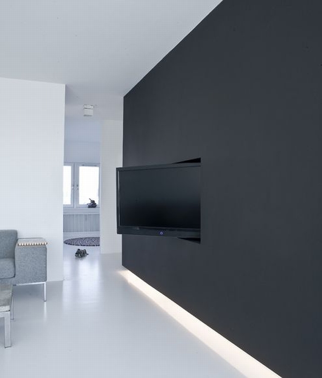 jak ukryć telewizor w salonie ukryty telewizor we wnętrzu w domu inspiracje design pomysły rozwiązania 19
