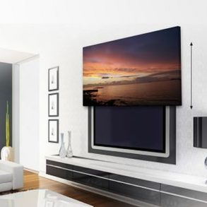 jak ukryć telewizor w salonie ukryty telewizor we wnętrzu w domu inspiracje design pomysły rozwiązania 41
