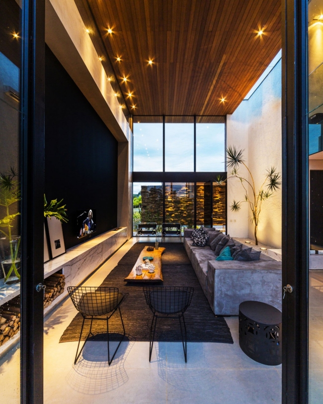 luksusowa nowoczesna rezydencja nowoczesny projekt nowoczesny dom wille marzeń realizacje inspiracje design 14