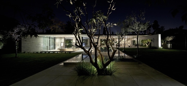 nowoczesny dom parterowy design inspiracje realizacje projekt nowoczesna architektura willa marzeń luksusowa rezydencja 105