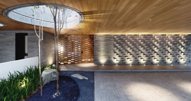 nowoczesny dom w zieleni inspiracje design architektura projekt pomysły wille marzeń luksusowa rezydencja 12