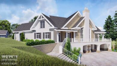 Nowoczesny dom jednorodzinny z przestronnym tarasem i elegancką architekturą, idealny dla rodzin ceniących komfort i funkcjonalność. Doskonałe rozwiązania dla optymalnego wykorzystania przestrzeni życiowej.