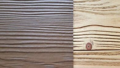 Zestaw drewnianych desek w różnych fakturach i kolorytach, drewno naturalne i wykończenie powierzchni, idealne do projektów stolarskich i meblarskich.