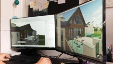 Nowe projekty architektoniczne domu jednorodzinnego na komputerach, wizualizacje 3D dla optymalnych rozwiązań, projektowanie wnętrz i realizacja inwestycji, PaniDyrektor.pl.