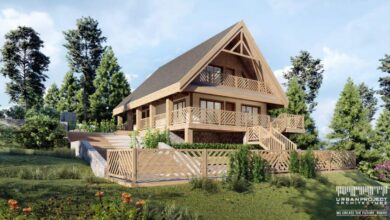 Nowe ekologiczne domy drewniane z dużymi tarasami i pięknym ogrodem, idealne dla rodzin poszukujących komfortu i natury. Projekt domu od PaniDyrektor.pl łączy nowoczesność z tradycją architektury wiejskiej.