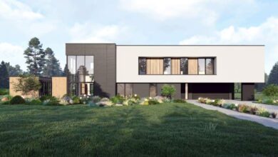 Horyzontalny układ budynku