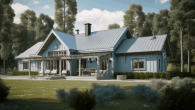 nowoczesny dom z bala klejonego